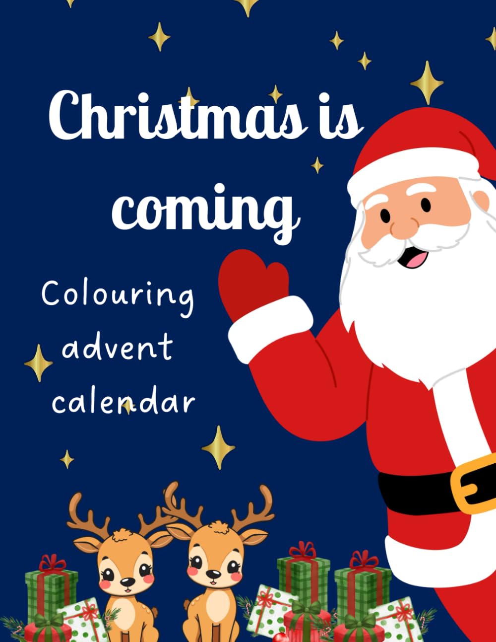 Christmas is coming: Coloring advent calendar