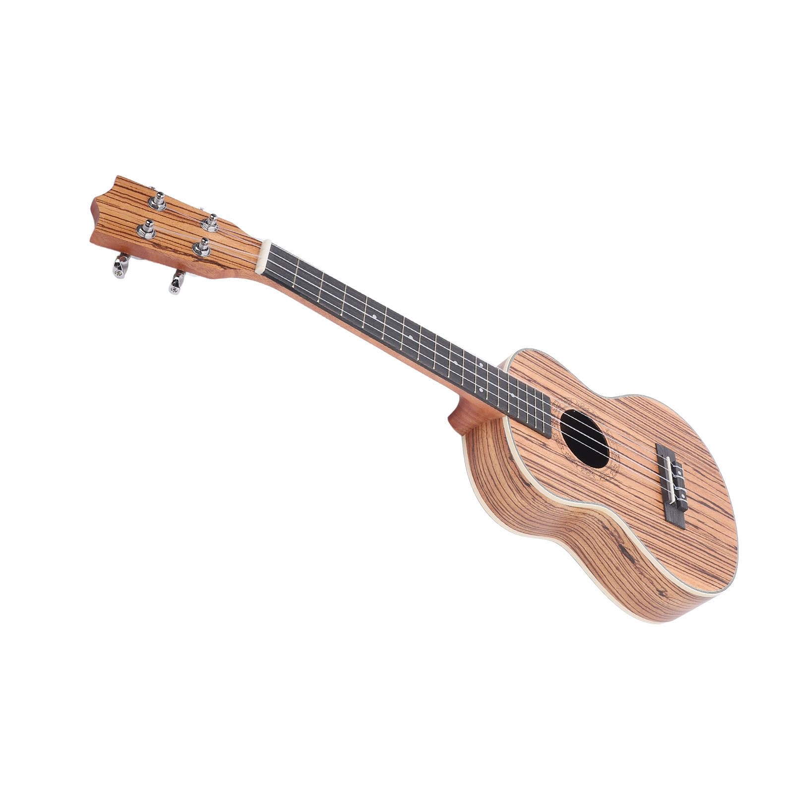 Dioche Ukulele Ukulele Hawaiano Tenore 26 Pollici 4 Corde in Legno Zebrato Hawaiano con Accordatore, Borsa, Tracolla e Accessori - Perfetto per Tutte le età