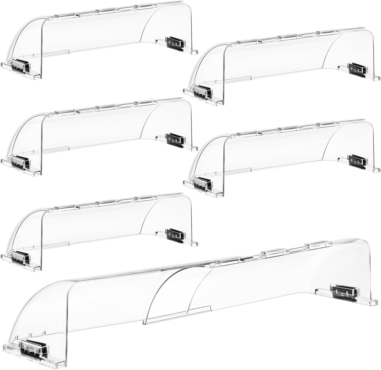 VIHOSE 6 Pcs Adjustable Air Vent Deflector, Adjust from 8'' to 14'' for Floor Vents,