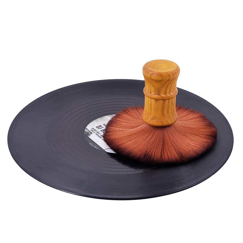 Spazzola Antistatica Per Dischi In Vinile LP – Pulizia Soft Con Fibre Conduttive, Senza Graffi, Per Giradischi