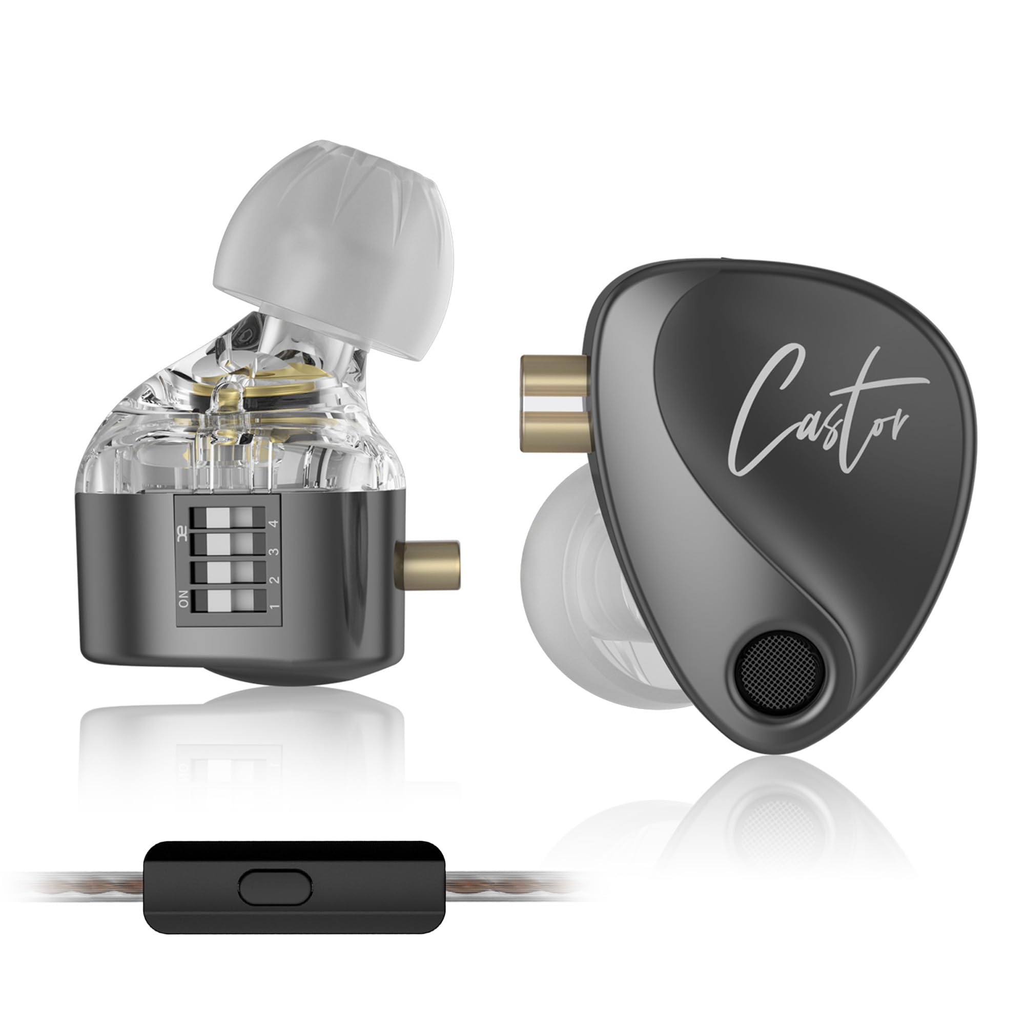 AIWA インイヤーイヤフォン 再生コントロール付き Amazon.co.jp: KZ Castor カナル型 イヤホン KZ インイヤーモニター