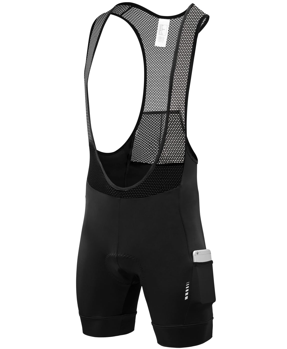 Cycling Bibs Men, 4D Padded Road Bike Bib Shorts with Pockets, Biking Bicycle Shorts UPF50+