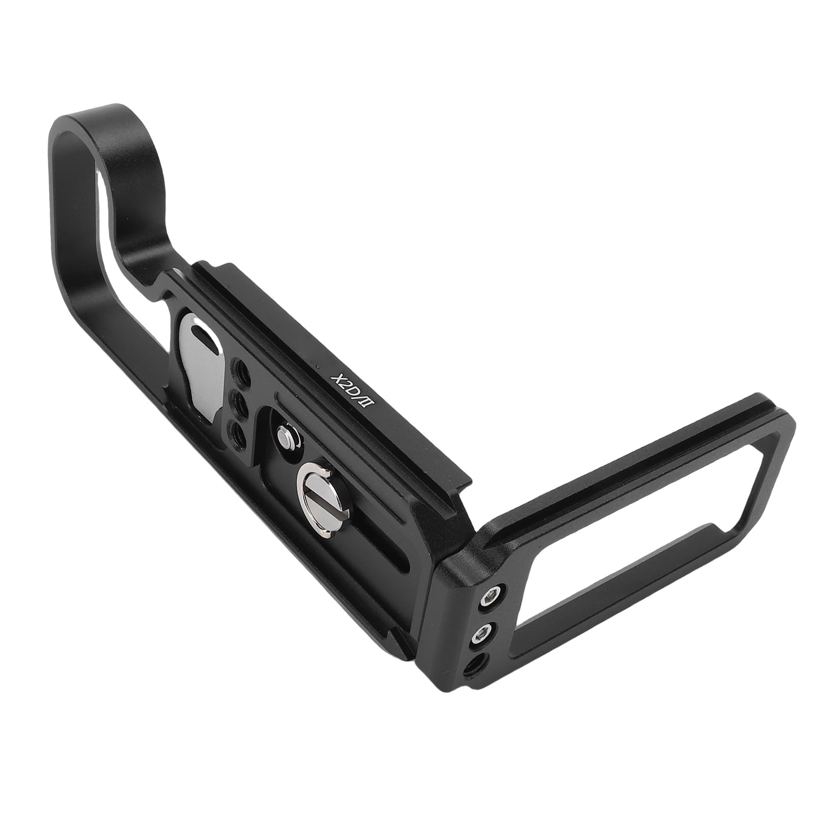 ASHATA Staffa a L per Fotocamera con Foro Filettato 1/4in 3/8in, Supporto | Aluminum Alloy Tripod Fast Release Plate, Quick Switch Vertical Horizontal Mount, for X2D X2D II