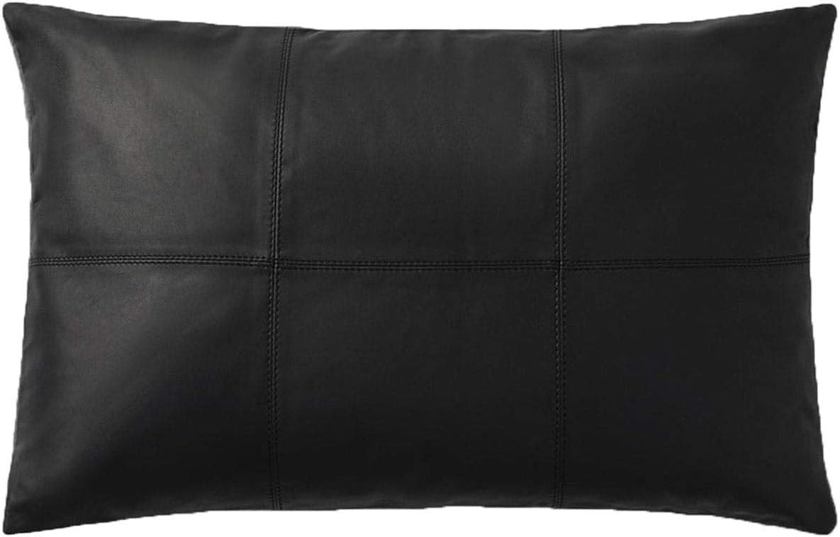 ESBAIG Genuine Leather Cushion Cover Leather Case for