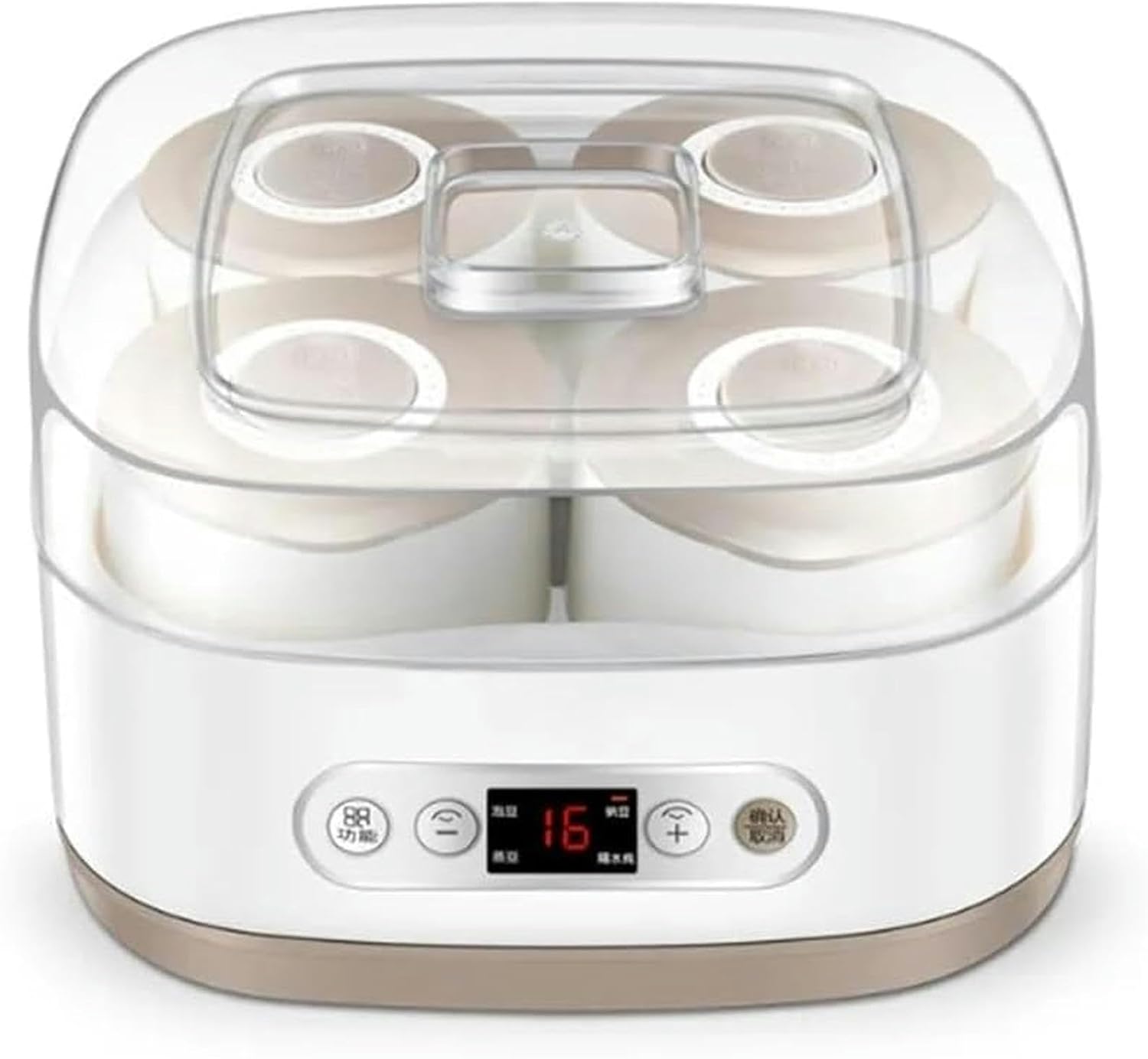 1.5L Household Natto Machine Electric Rice Wine Yogurt Automatic Fermentation Ceramic Container 220V