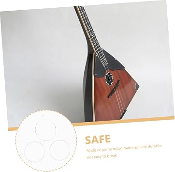 3pcs Professional Balalaika Strings Durable Nylon Replacement Strings for Balalaika Wear-resistant Instrument for Musicians and Music Lovers