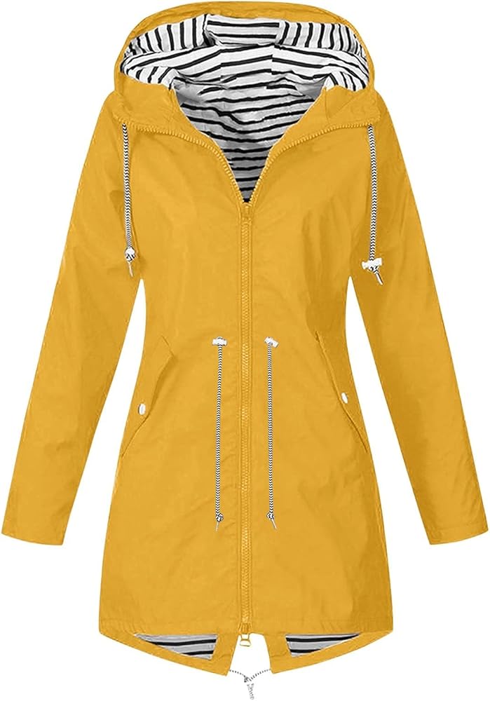 Damen Regenjacke Wasserdicht - Outdoor Wanderjacke Mit Kapuze | Softshell Übergangsjacke