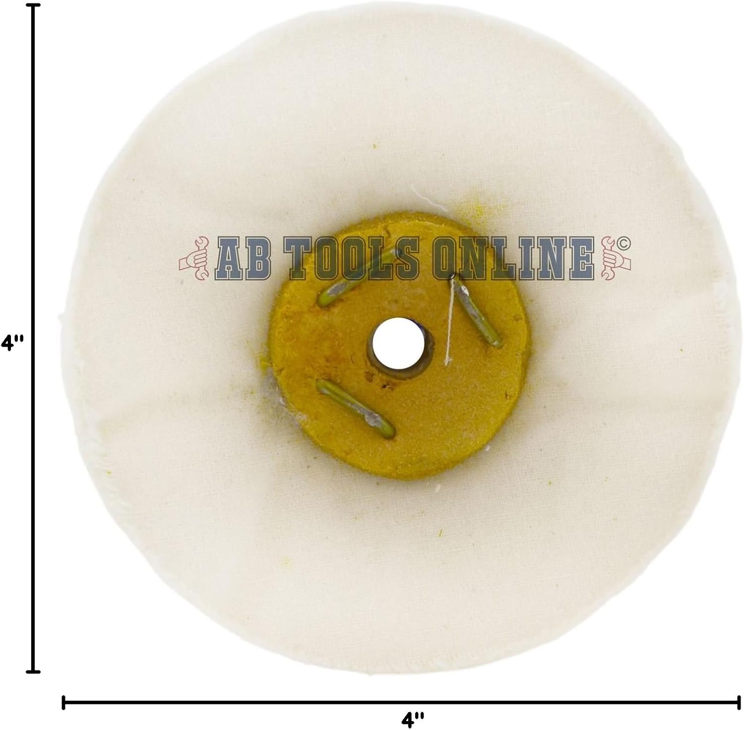 Coarse Medium Final G Polishing Buffing Mops Sisal Floppy 4" x 1" 2 Section 3pc