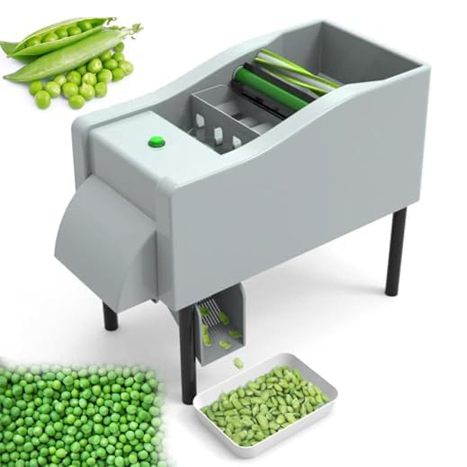 Pelador de guisantes para evitar el trabajo manual con motor de baja tasa de rotura