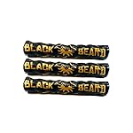 Black Beard Fire Starter Rope (3 Pack) | 100% Weatherproof Fire Starter for Campfires | Can Light 50+ Fires with Over 4.5 Hour Burn Time | Infinite Shelf Life for Emergency Survival Kits | Made in USA
