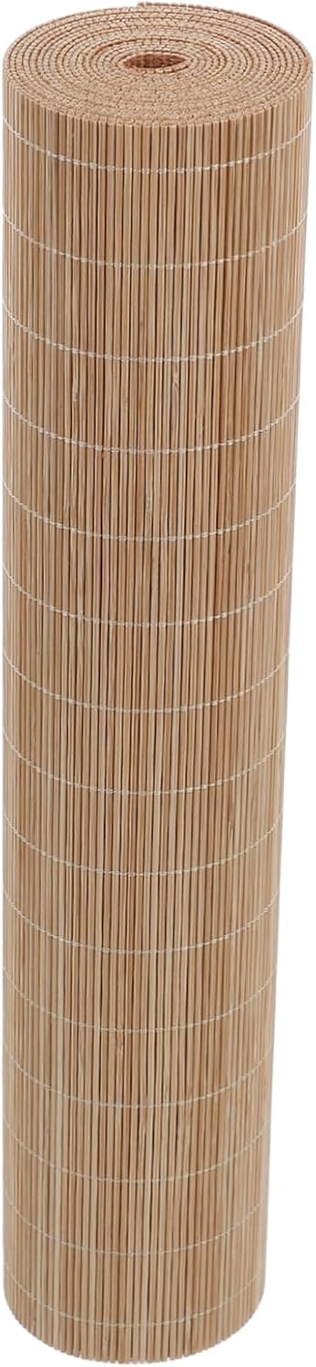KICHOUSE Cuttable Natural Bamboo Table Runner Clean Dining Mat for Rustic Farmhouse Style for Dining Tables and Home Wide Long