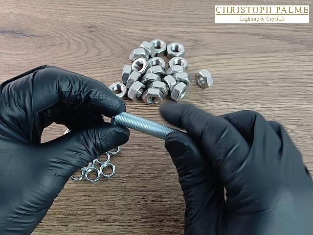 Edelstahl Feingewinde Dünn Nylon Stau Halbe Höhe Sechskantmuttern 1/4