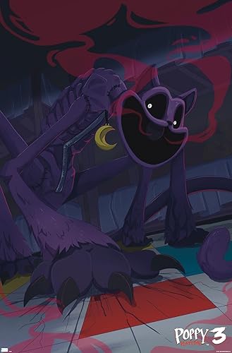 Trends International Poppy Playtime Capítulo 3 - Póster de pared CatNap