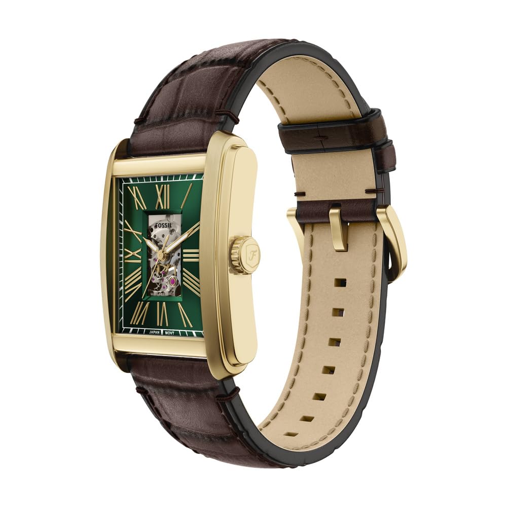 Fossil Carraway Herren 30MM Goldfarbene Edelstahluhr, ME3271