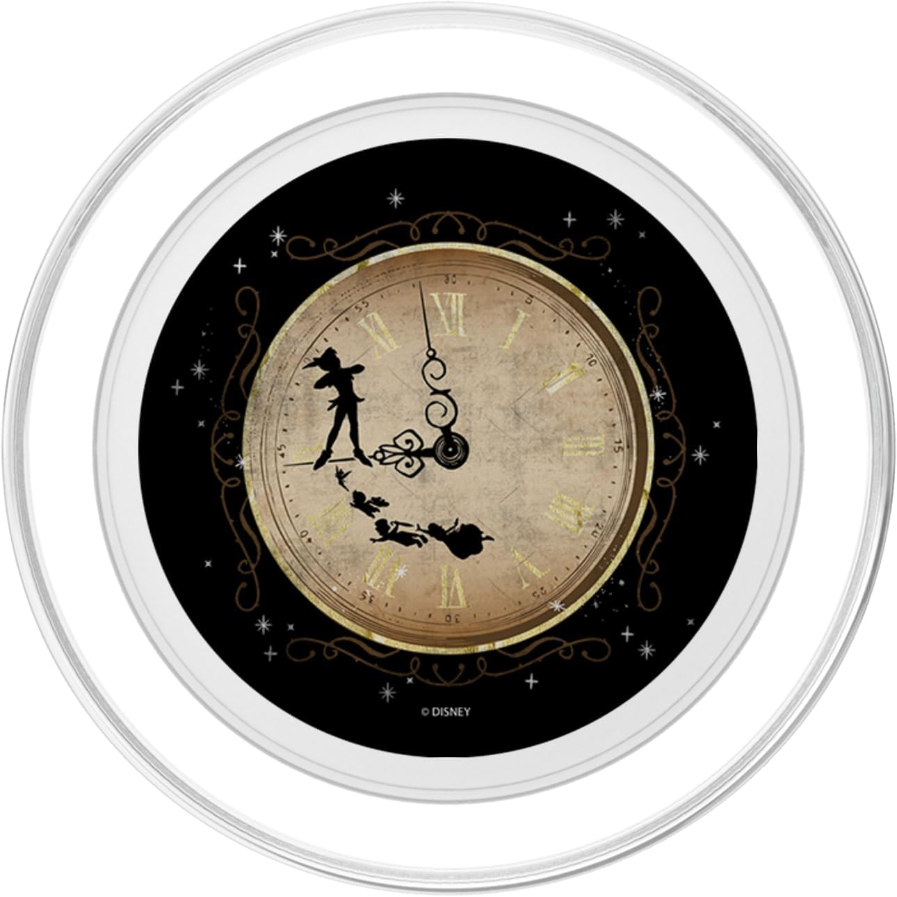 Disney Peter Pan Wendy John Michael & Tink Tick Tock Clock PopSockets PopGrip for MagSafe