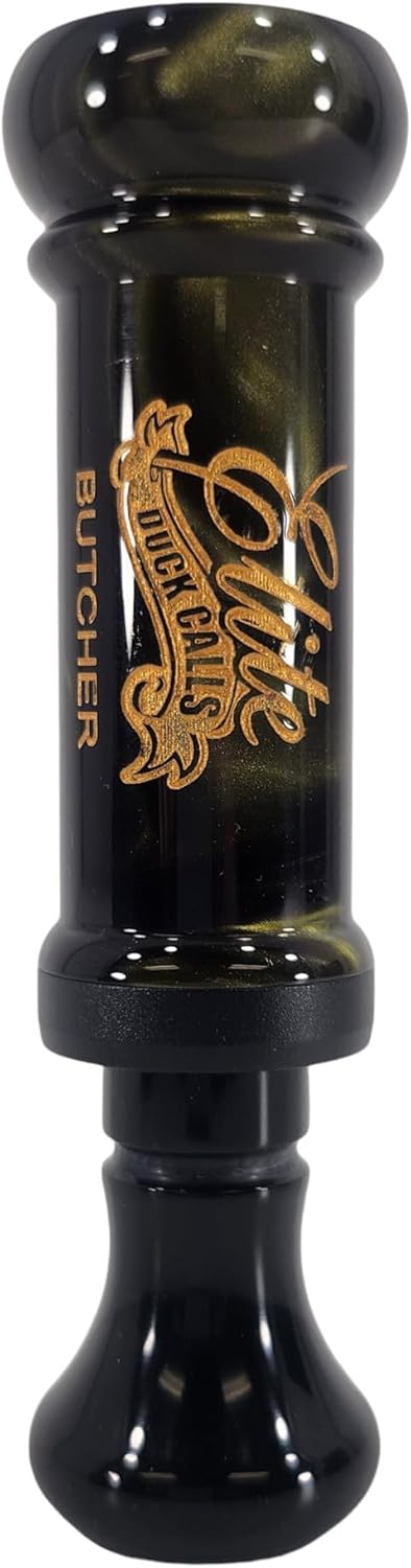 Elite Short Barrel Acrylic Duck Call – Compact Cutdown-Style Hunting Call for Mallard, Wood Duck, Teal, Gadwall & Pintail