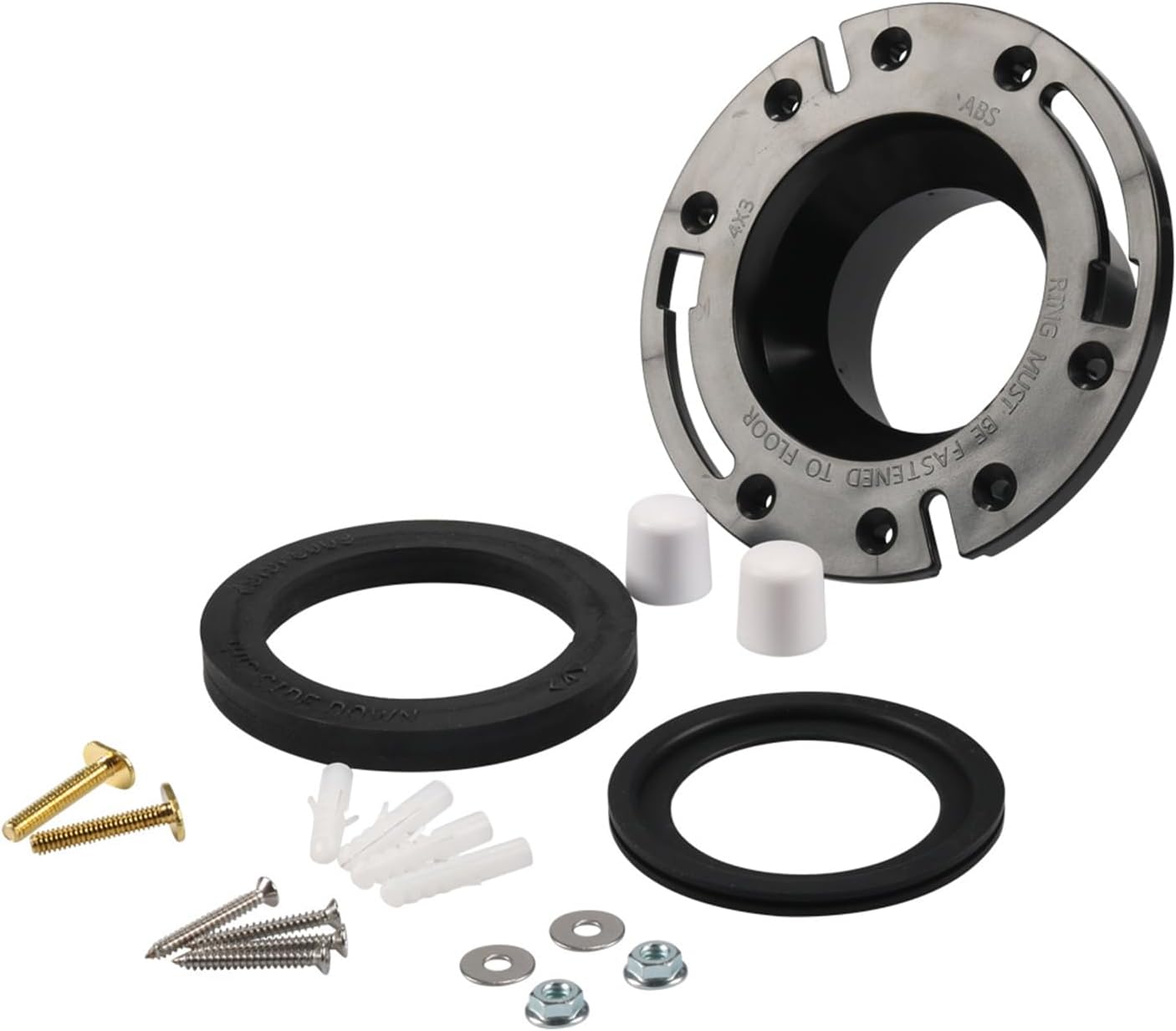 Toilet Seal and 3Inch Socket Campers Toilet Flange for Campers 300/310 Toilets, Replaces 385345892 385311658