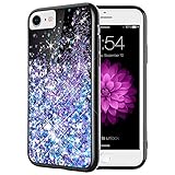 Caka iPhone 7 8 SE 2020 Case, iPhone SE 2020 Glitter Case Bling Girly Girls Women Flowing Floating...