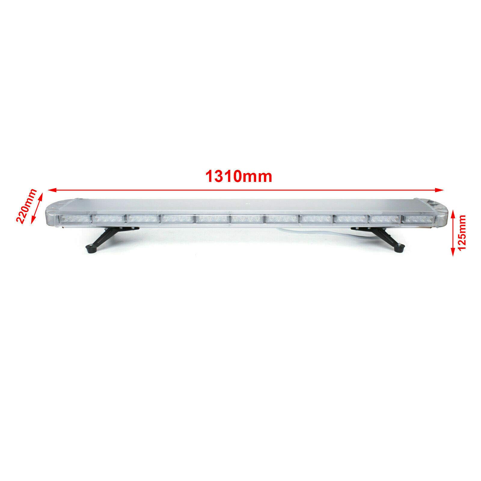 Barra de luz, 96 LED, luz de emergencia, luz estroboscópica, luz de emergencia para coche o camión