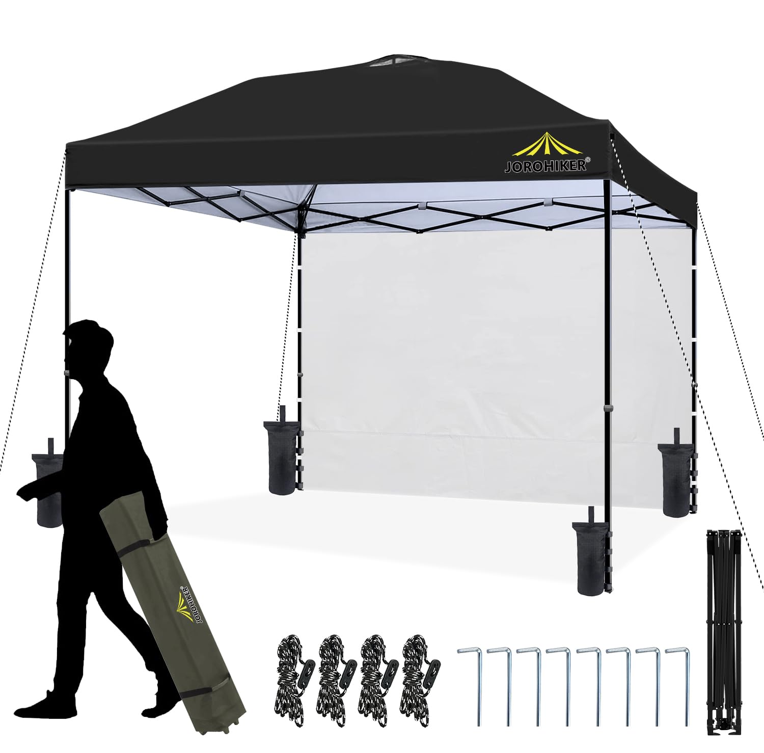 Amazon.com : Jorohiker 10x10 ft Pop Up Canopy Tent,Outdoor