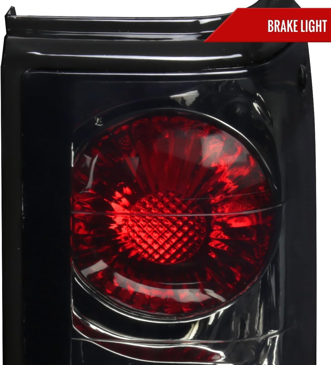 EURO TAIL LIGHTSS SMOKED LENS Made for and Compatible with 82-93 CHEVROLET S10