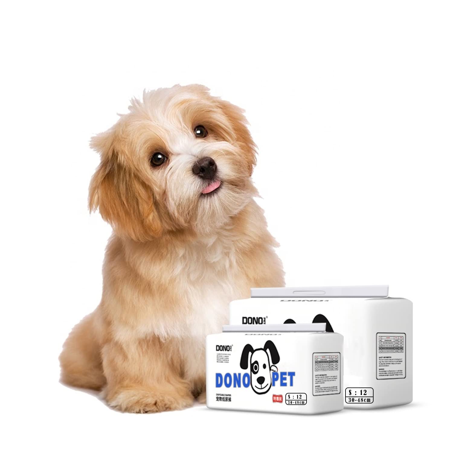 Dono Pet Male Marking Urinary Incontinence Excitable Urination Male Dog Diaper (Small)