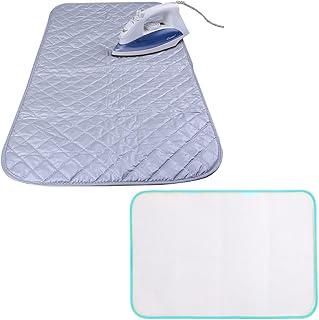 1PCS Iron Mat 1PCS Ironing Cloth Ironing Mat Table Top Ironing Board Homes Ironing Boards Ironing Blanket Tabletop Folding Ironing Portable Ironing Protective Ironing Scorch Saving Mesh Pressing