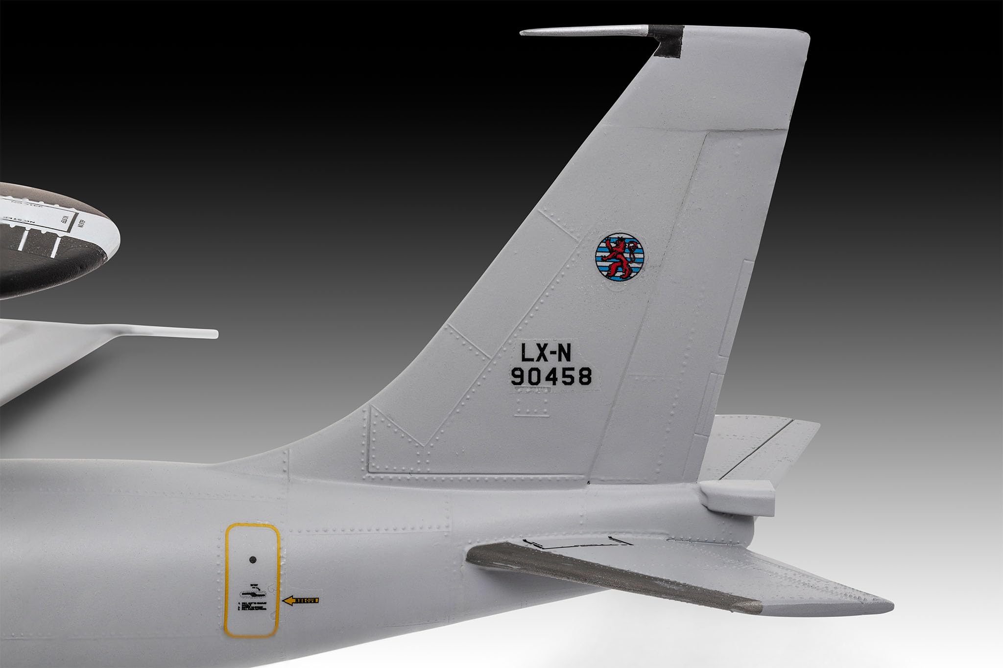 Revell 63794 zestaw modeli Boeing E-3A skala 1:144 niezabudowany/niepomalowany plastikowy model zestaw z akcesoriami