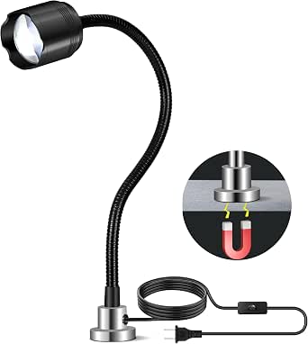 Led Work Light Magnetic Base 1200 Lumen Magnetic Work Light | Strong Magnet Base, 16 Inch Flexible ...