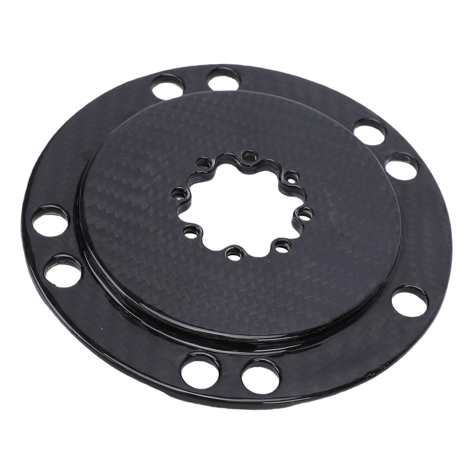 Cocoarm Adapter do Zębatki Rowerowej Adapter Spider do Tarczy z Włókna Węglowego 110BCD Mocowanie Bezpośrednie Tarcz z 4 i 5 Otworami Niski Poziom Hałasu Precyzyjna Zmiana przełożeń dla Rowerzystów