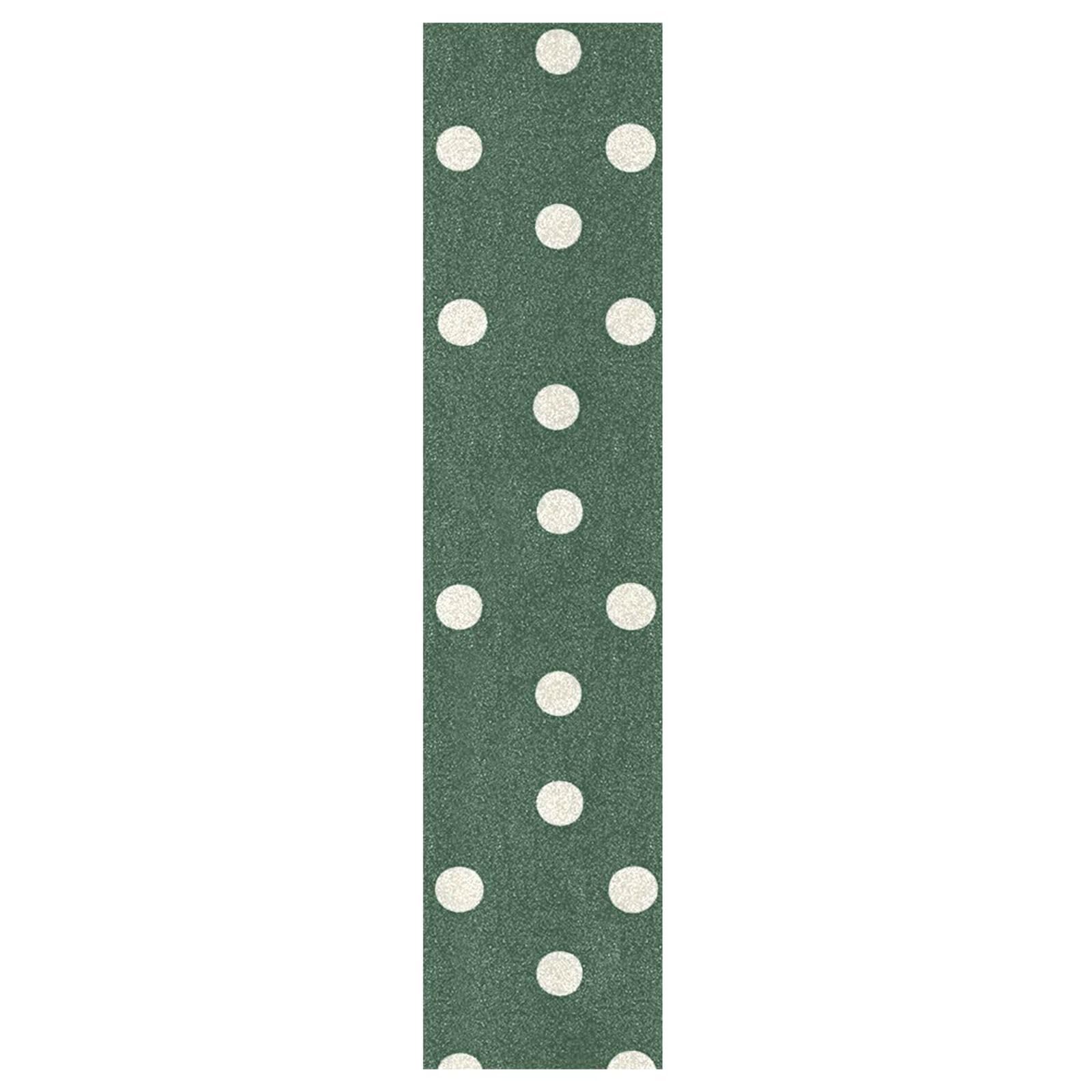 CEBUGI White Polka Dots Skateboard Grip Tape 33x9in Waterproof Tear-Proof Longboard Grip Tape Bubble Free Non-Slip Scooter Grip Tape for Girls Boys