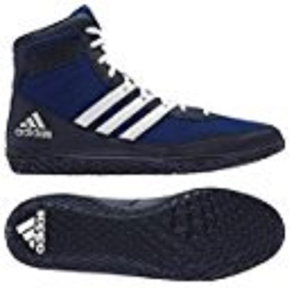 adidas Mat Wizard Wrestling Shoes - Royal/White/Navy - 6