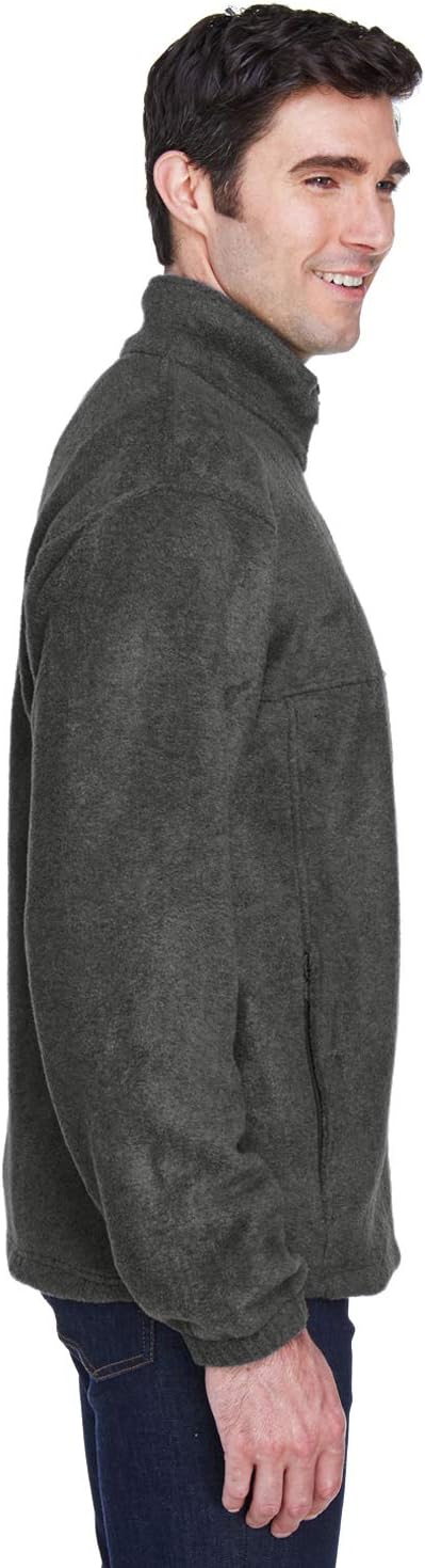 Harriton M990 - Men's 8 oz. Full-Zip Fleece - Image 4
