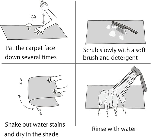 Miniatura 7 de Casa House Felpudo con texto en inglés "Where Everyone is Koughty", divertido y grueso, 100% fibra de coco frontal, regalo para el hogar (16 x 24