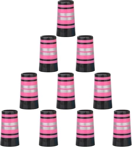 Miniatura 21 de SummerHouse Casquillos de hierro de golf multianillo compatibles con eje de acero cónico de 0.355 '' y eje paralelo de 0.370 '' Verde con 4 blancos