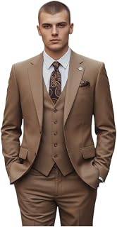 Erkek Üç Parça Takım Elbise, Blazer Ceket Yelek Pa