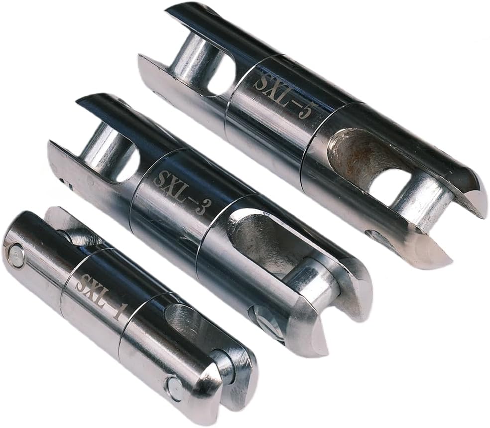 Wire Pulling Swivel,Cable Pulling Grip,Cable Pulling Swivel Wire Line Rope Ball Bearing Swivel (1T) - Image 2