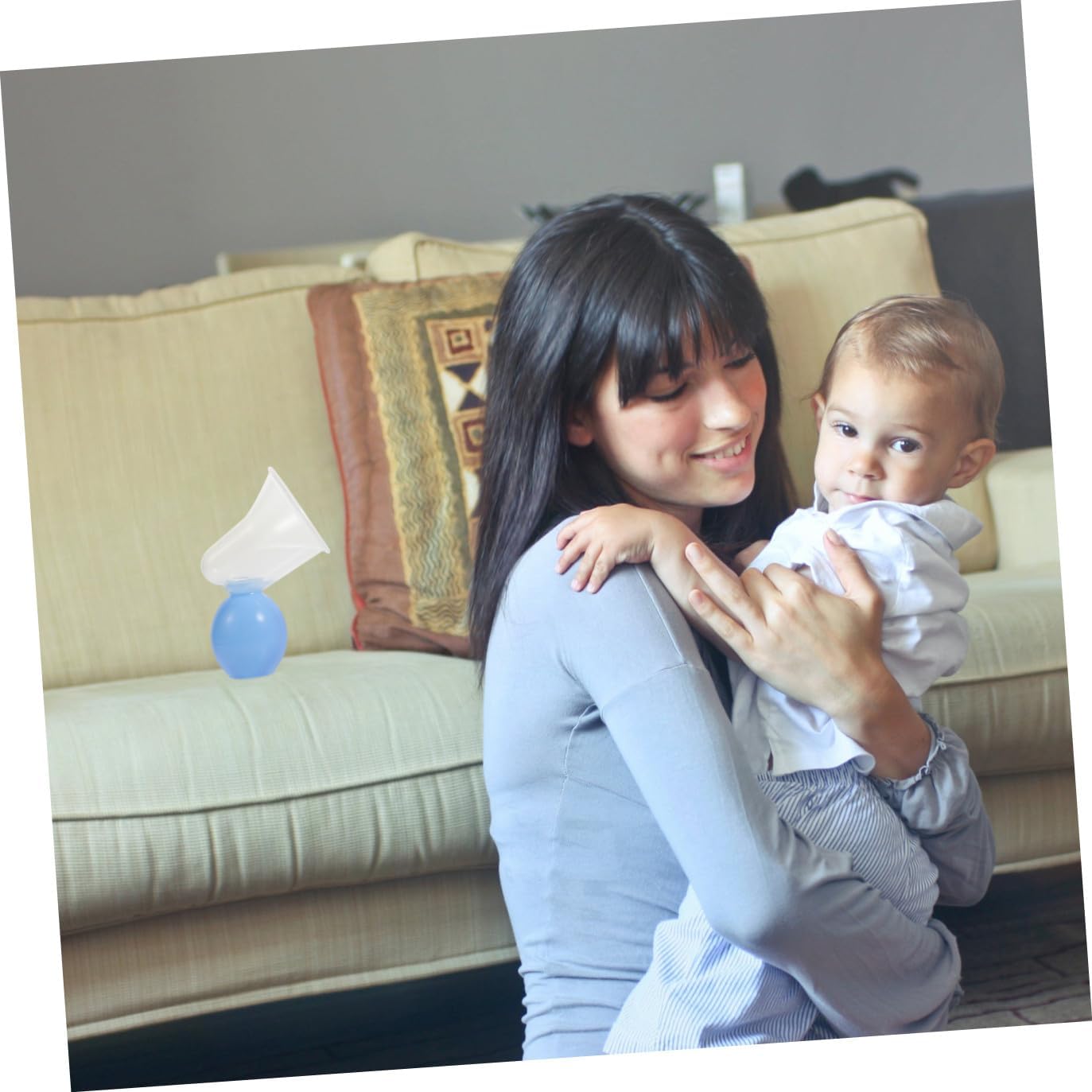 VICASKY 6sets Manual Breastfeeding Pump Comfortable Portable Catcher for Mothers to Use for Breastfeeding Support