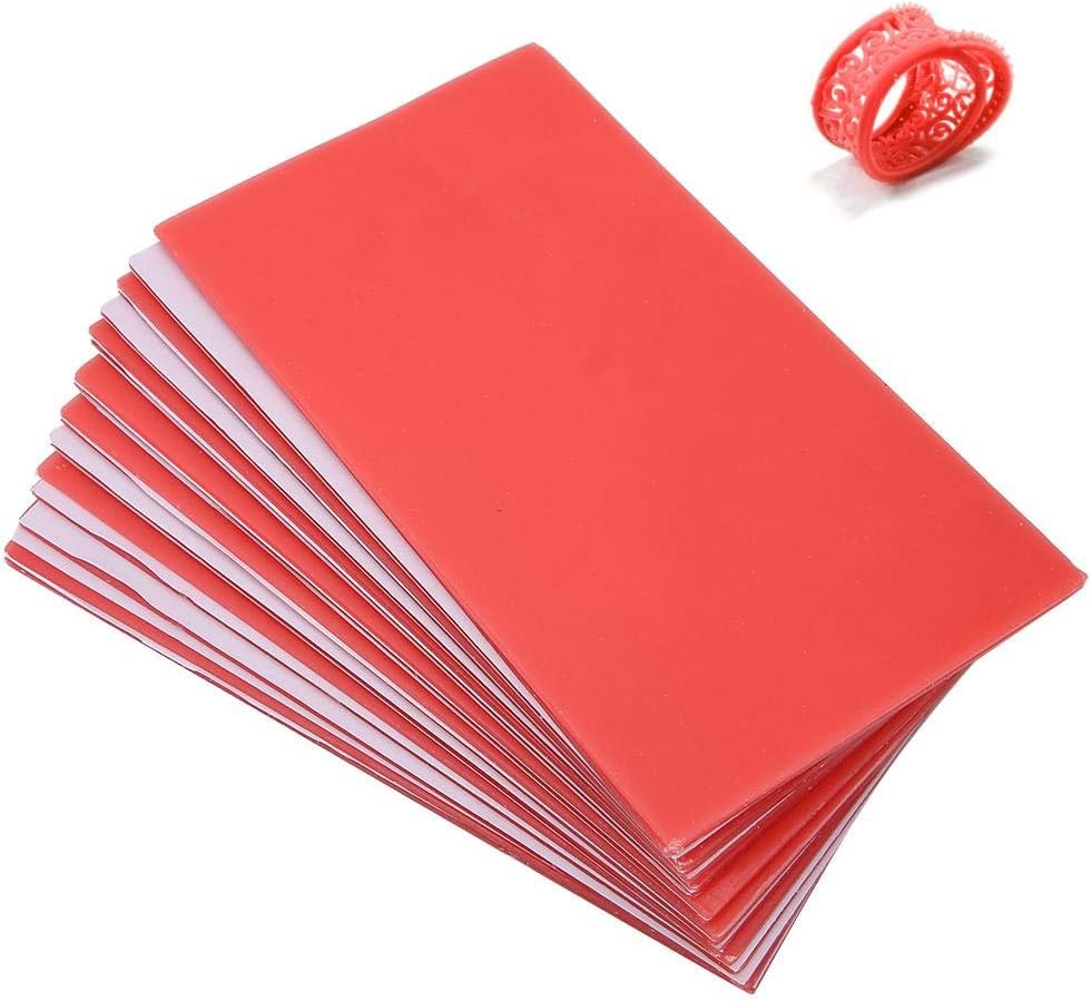 Jewelry Carving Wax, 18pcs 2mm Jewelry Engraving Wax Jewelry Making Engraving Wax Jewelry Making Tracing Melting Shaping Wax Sheet Set