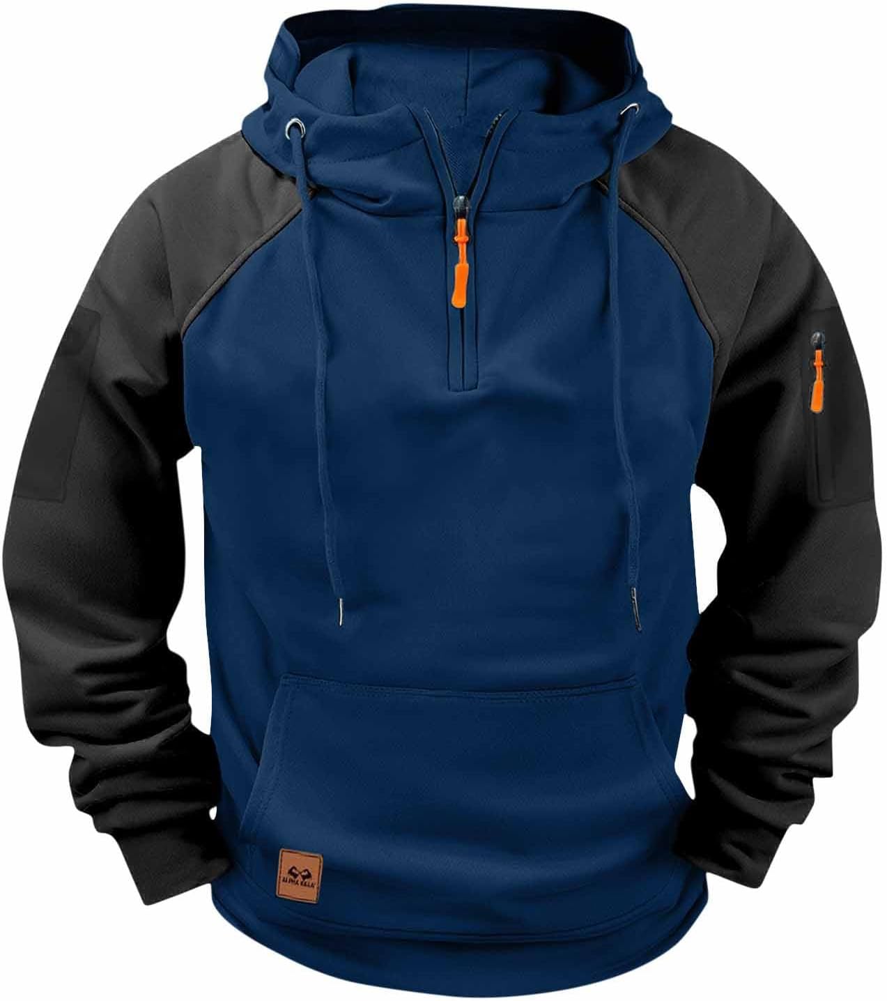 Premium Wool Blend Hoodie For Men - Thick, Warm, Solid Color, Long Sleeve, Zipper Collar, High Quality Cotton - Autumn/Winter Essential From Mens Hoodies & Sweatshirts - Price 83.97 - View #11