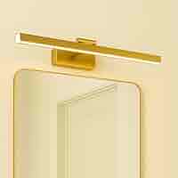 LED Bilderleuchte 40cm Messing - Verstellbare Wandlampe Für Spiegel & Wohnzimmer