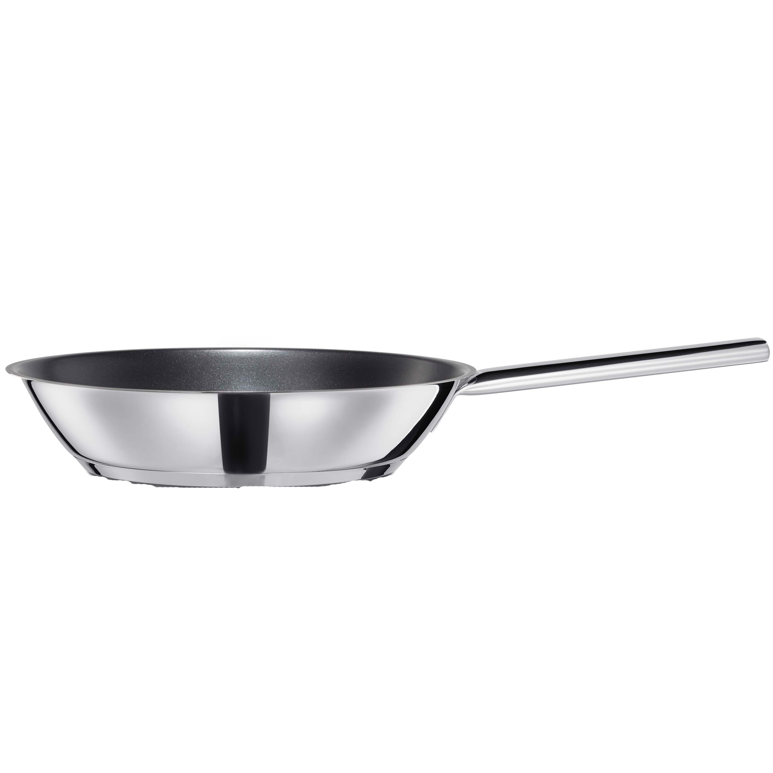 Villeroy & Boch Vivo CW0569 28 cm Frying Pan – Non-Stick Egg/Omelette Pan, High Gloss Polished Body, Induction Suitable, Cooking Pan for Crepes/Omelette/Fish, Stay Cool Handle, Modern Design, Silver