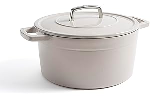 Martha Stewart's Essential Kitchenware: 7 QT Cast Iron Dutch Oven
