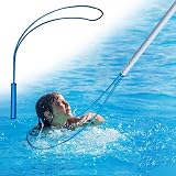 12 Fuß (ca. 3,65 m) langer, teleskopierbarer Pool-Sicherheitshaken mit Stange – Ausziehbare Rettungsstange für Notfälle, lebensrettende Ausrüstung (1 Stück) – Unverzichtbares Pool-Sicherheit