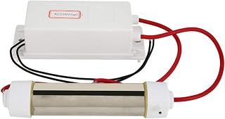 Generador de ozono, Tubo generador de ozono Purificador de agua y aire 220 V, Generador de ozono Ozonizador Ionizador Aire Purificador de agua Máquina de esterilización de frutas vegetales(2g)