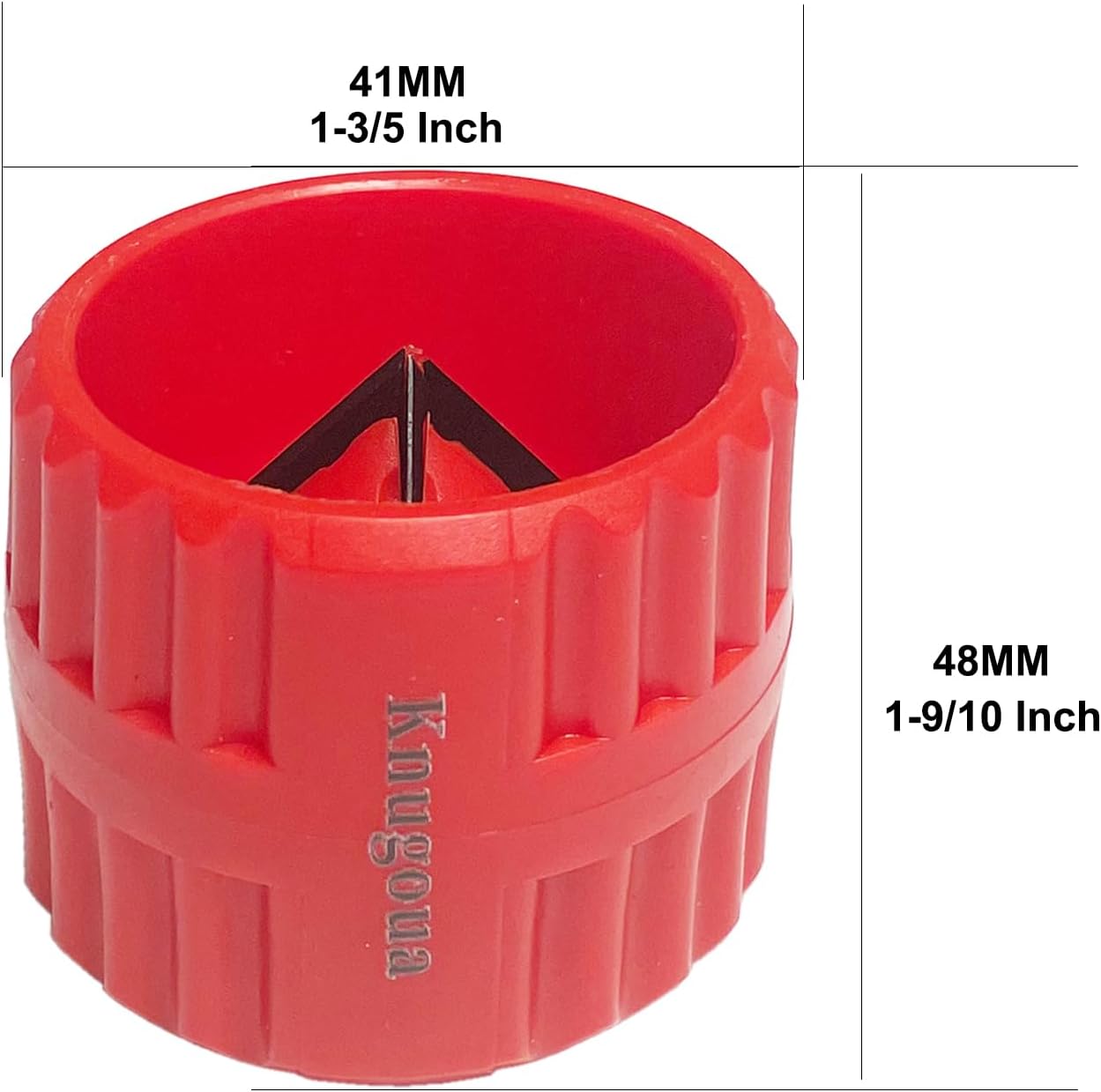 3 Pieces Inner-Outer Reamer Tubing Chamfer Tool, Pipe Copper Reamer Deburring Tool for PVC, PPR, Copper, Brass, Aluminum Tubes 5MM~38MM(3/16-inch to 1-1/4-inch)