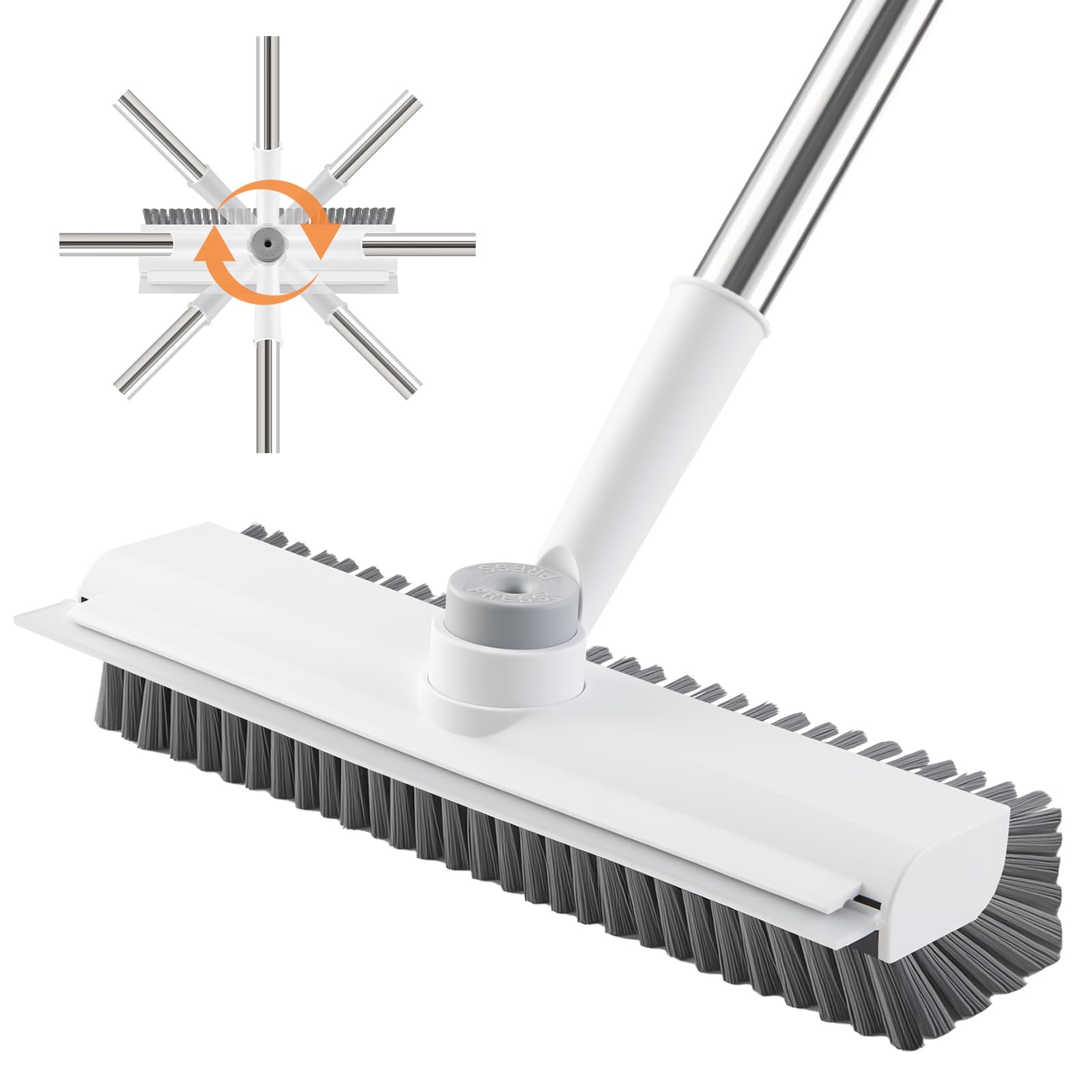 mitclear 3 en 1 balai brosse sol long