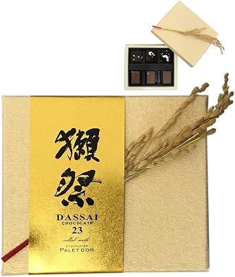 Dassai Chocolat Dassai 2003 Minutes Japanese Sake Chocolate with Shop Bag Pack of 6