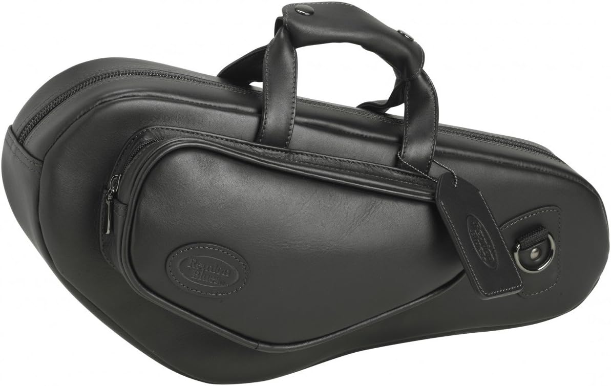 Reunion Blues Curved Soprano Saxophone Bag, Chestnut Brown Leather