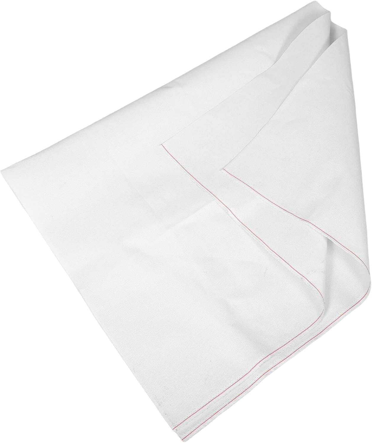 Medium White Polyester Cotton Cross Stitch Fabric for Accurate Embroidery DIY Needlework Material for Cross Stitching Supplies and Various Handcraft Projects